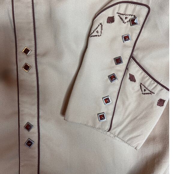 Scully‎ Western Cowboy Embroidered Shirt USA Country Rodeo Top - Picture 5 of 14
